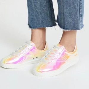 J Crew Irridescent Tretorn EUC